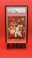 1995 Ultra Michael Jordan Double Trouble #3 PSA 10 Gem Mint POP 45