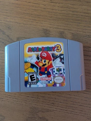 Mario Party 3 Nintendo 64 N64 Authentic Tested Working Clean Label