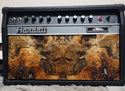 RaRe Randall RGT100 RG100ES +TUBES & Solid State ReBuiLt  Custom Burl Snake face