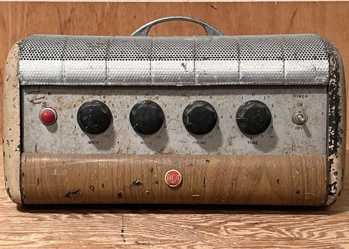 Vintage RCA MI-12295 15W PA mono amplifier/mic preamp mixer