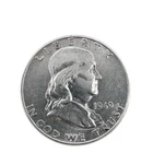 1949 Franklin 50c Half Dollar  Unc. 90% Silver  U.S Coin # 7