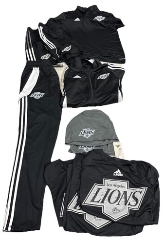 NEW! LOS ANGELES Kings LIONS BULK LOT SALE! Dry Fit shirts Pants Jacket sz L & M