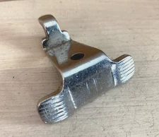 LUDWIG Clamp Pressure Plate Hoop Traps Woodblock Cowbell Holder Mount Nickel Vtg