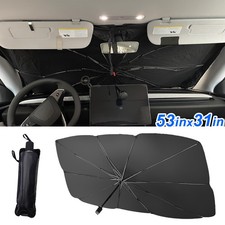 5330 Car Windshield Sunshade Umbrella 99 Uv Block Heat Insulation For Mazda