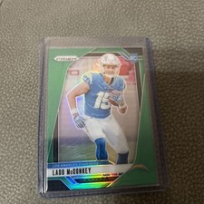 2024 Panini Prizm - Rookies Ladd McConkey #365 Green Prizm (RC)