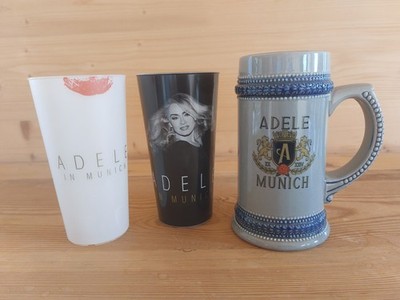 Adele in München Munich Bierkrug Krug Beer Mug grey NEU Konzert