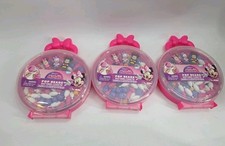  Lot Of 3 Disney Minnie Pop Bead 3 Character Charms 125 Assorted Pop Beads