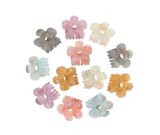 Claw Hair Clips 12 Pcs Flower for Thin Hair Styling Women Girls