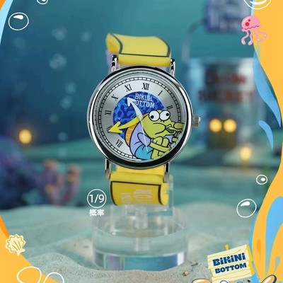 SpongeBob SquarePants Bikini Bottom Resident Quartz Wrist Watch Blind Box Style