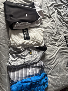 Lote de trabajo de golf 5 camisetas grandes J.Lindeberg Nike Adidas & Lyle and Scott.