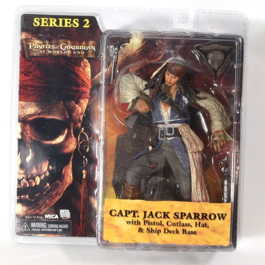 NECA Jack Sparrow Pirates of the Caribbean TV, Movie & Video Games