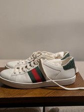 Gucci Ace White Leather Sneakers Size 37 IT U...