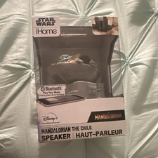 iHome Star Wars Mandalorian The Child Bluetooth Portable Speaker Gray Green