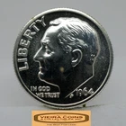 1964 Roosevelt Silver Proof Dime  - #C57607NQ
