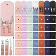 70 Set Manicure Set Bulk Professional Nail Care Kit Nail Clippers Kit Stainle...