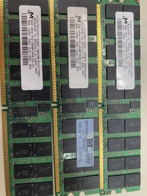 **LOT OF 3**8GB Micron PC2-4200P Memory RAM - MT72HTS1G72PY-53EE1