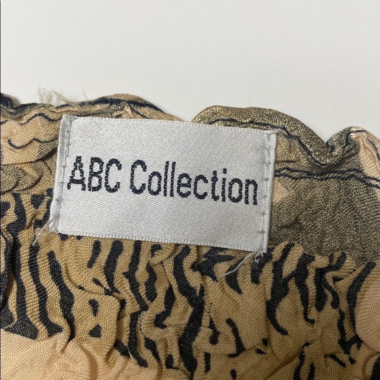 ABC Collection Patchwork Animal Print Crinkle Top… - image 2