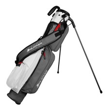 Orlimar Pitch N Putt Elite Gray White Golf Club Sunday Bag With Cooler Pocket