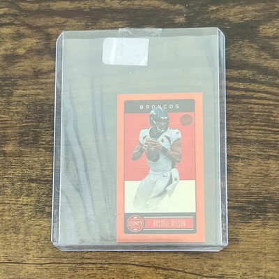 Panini Legacy 2023 Russell Wilson #28 Denver Broncos Premium Mini Orange /125