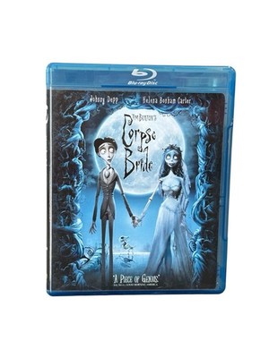 Corpse Bride 2005 Bluray Movie Tim Burton Film Johnny Depp Animated Cartoon Fun 