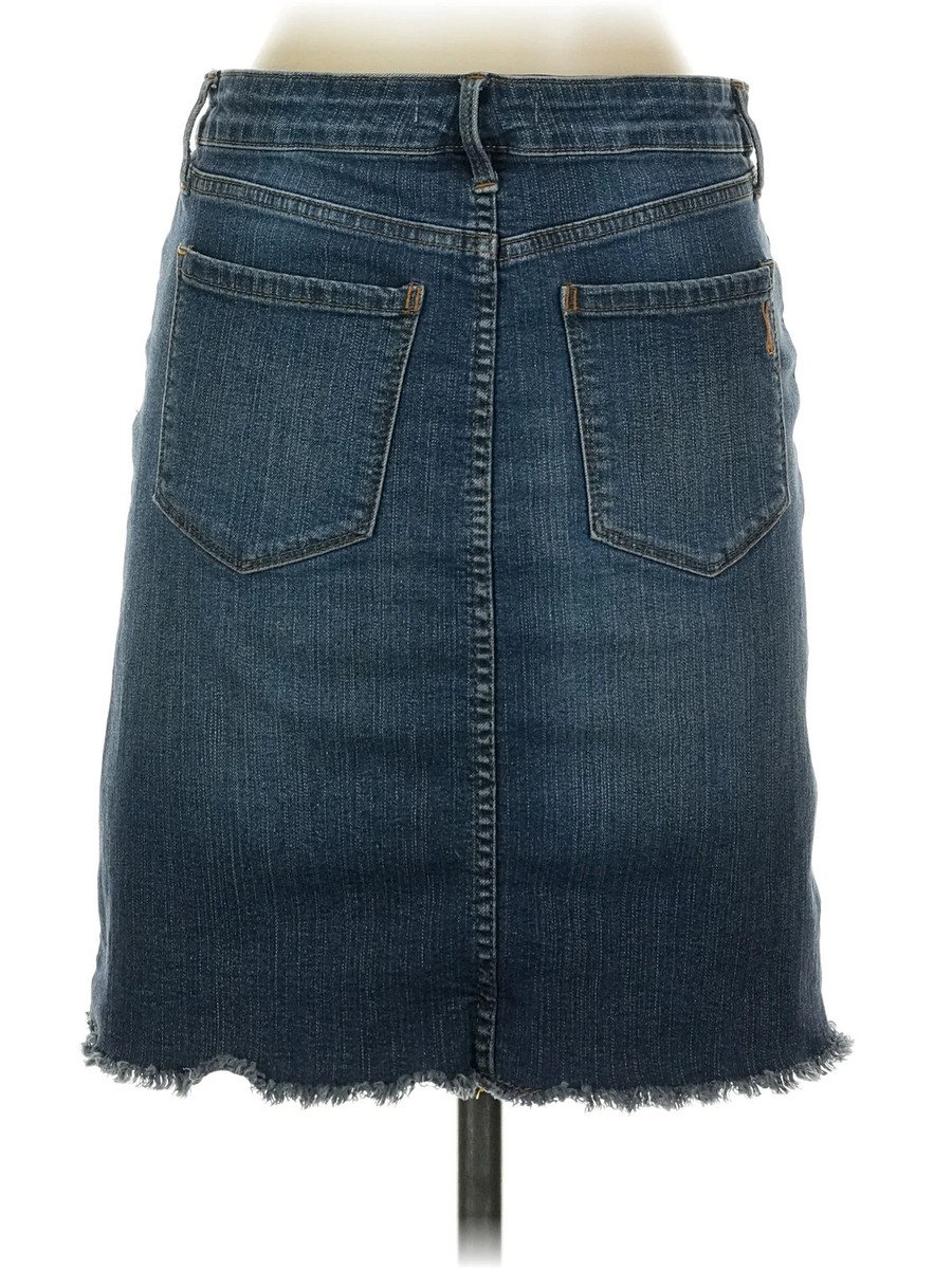 Vintage America Blues Women Blue Denim Skirt 2 View 2
