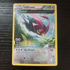 Pokémon TCG Unfezant Roaring Skies 2015 Card 81/108 Reverse Holo Rare