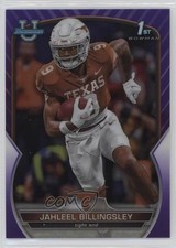 2022 Bowman U Chrome Purple Refractor 341/399 Jahleel Billingsley #26 rp9