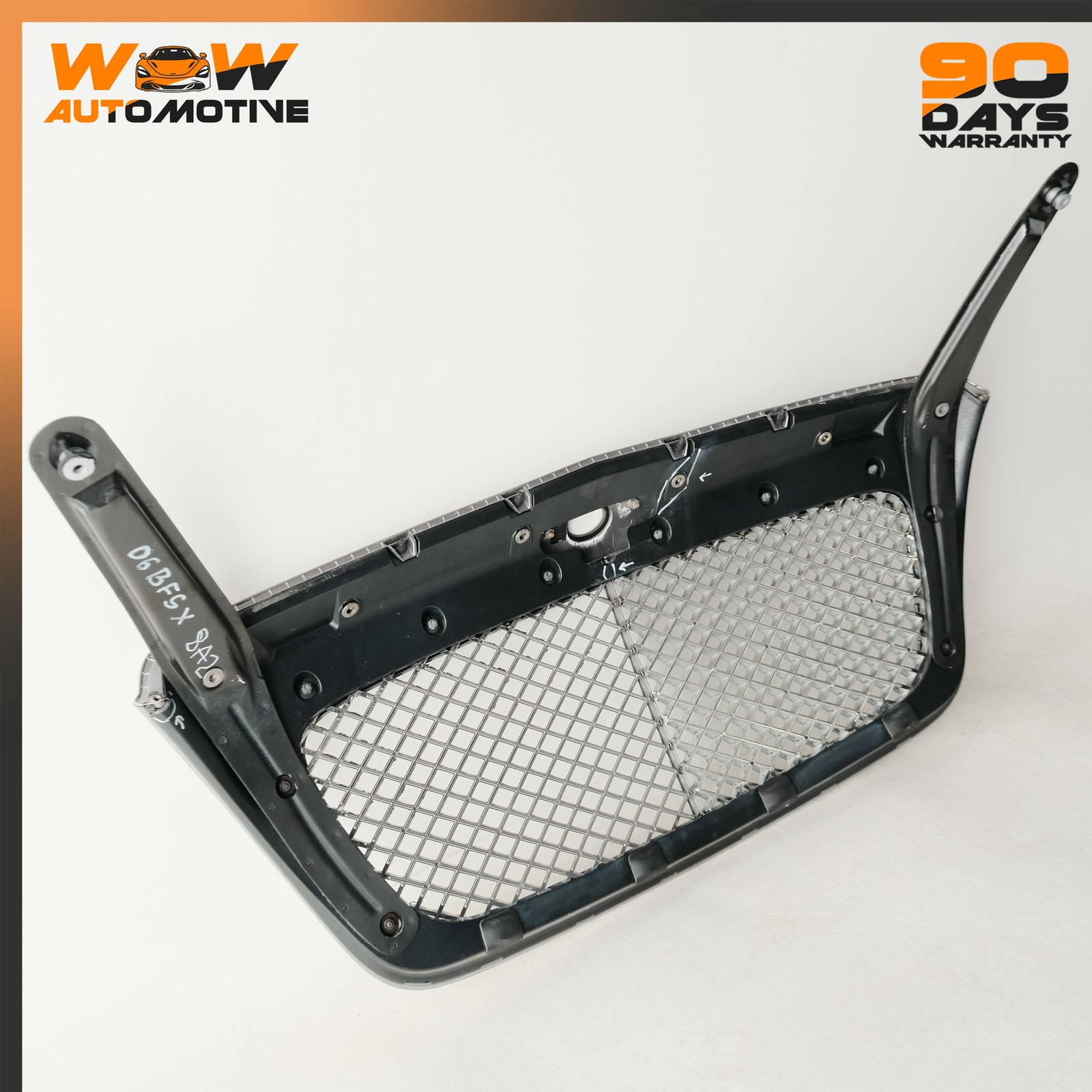 04-13 BENTLEY CONTINENTAL FLYING SPUR RADIATOR GRILLE SILVER TEMPEST METALLIC OE