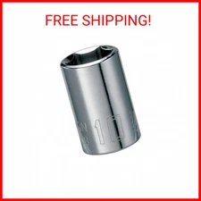 CRAFTSMAN Shallow Socket, Metric, 1/4-Inch Drive, 10mm, 6-Point (CMMT43508)