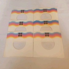 45 RPM 7" RECORD SLEEVES CO. SLEEVE 6 PACK SEE PHOTOS Kirshner Records SLV333 