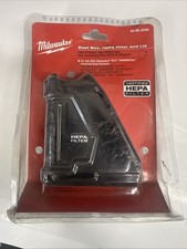 Milwaukee Dust Box, HEPA filter and Lid. For M12 Hammervac. 49-90-2340