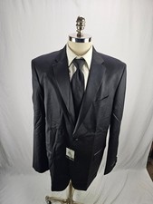 Jones New York Men's Black Wool Tuxedo Jacket 44XL NWT
