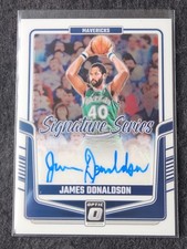 JAMES DONALDSON 2024-25 Donruss Optic Signature Series Auto #SS-DNL MAVERICKS