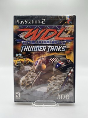 WDL World Destruction League: Thunder Tanks (Sony PlayStation 2, 2000) Brand New