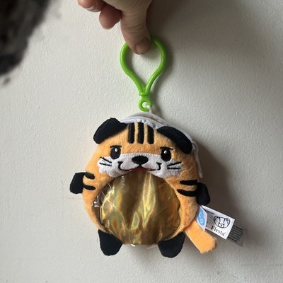Fiesta süße Bohnen Tiger Plüsch Clip auf Handtasche Träger 4 Zoll