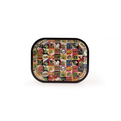 Euphoria Metall - Rolltablett - Groovy - 18x14cm - Premium Design