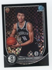 2025-26 Bowman Chrome Black X-Fractor Rookie BCV-19 Nolan Traore RC #6/10