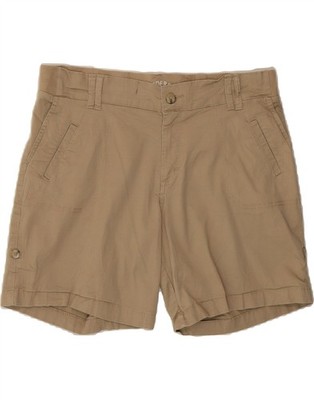 Lee Damen Riders mittelhohe Chino Shorts US 14 XL W34 beige Baumwolle BT06