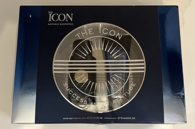 Antonio Banderas The Icon  Fragrance 1.7 Fl Oz After Shave Balm 2.5 Fl Oz New