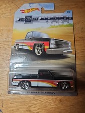 Hot Wheels 2018 Chevrolet 100 Years Black 83 Chevy Silverado Cards Are Not Mint