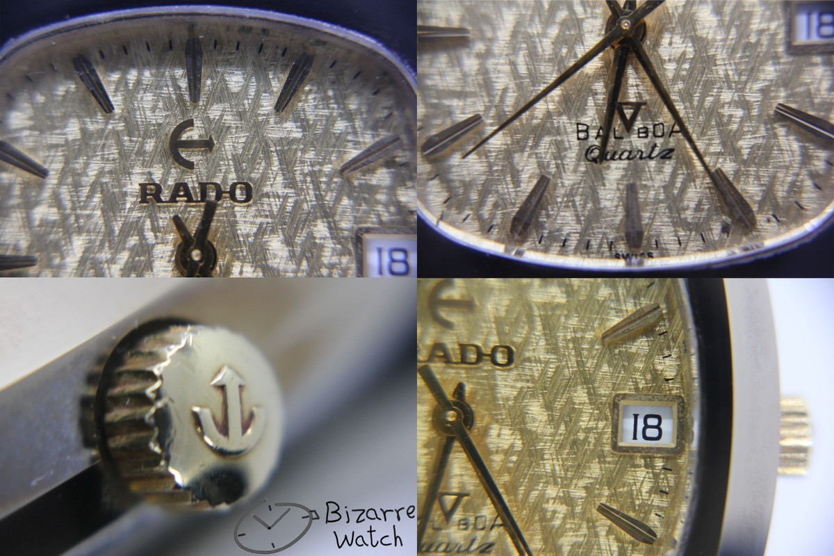 Vintage Scratchproof Rado Balboa K161 Tungsten Sapphire ESA 9362