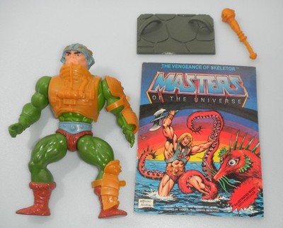 100% Complete 1982 Man-At-Arms MOTU Masters of the Universe Vintage Figure Comic