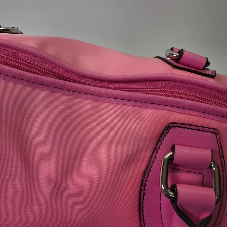 Bolso de mano Y2K XOXO para mujer rosa con ojal tachonado viaje declaración Foto 4 de 4