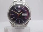 VINTAGE SEIKO 5 7S26-01V0 DAYDATE STAINLESS STEEL AUTOMATIC MENS WATCH
