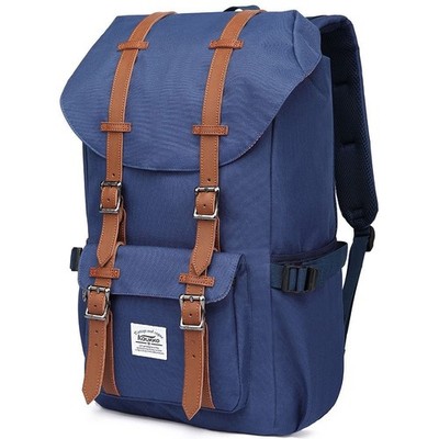 NEW KAUKKO Vintage Vogue Luxury Backpack Travel Hiking Rucksack Pack 15'' Laptop