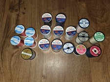 Vintage Polyester NOS Sewing Thread Made in USA 2 and 3 Ply Lot of 18