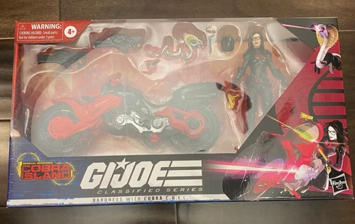GI Joe Classified Series BARONESS w/ COIL BIKE - Cobra Island - Target Exclusive