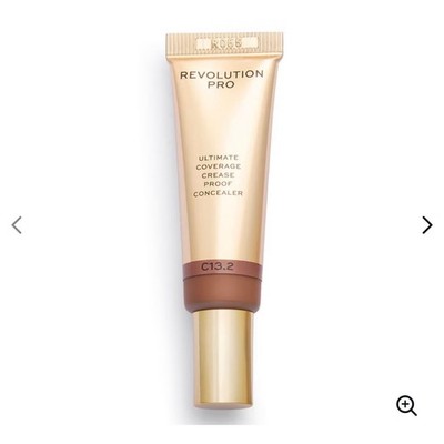 Revolution Pro Ultimate Coverage Crease Proof Concealer C13.2 Full Coverage New