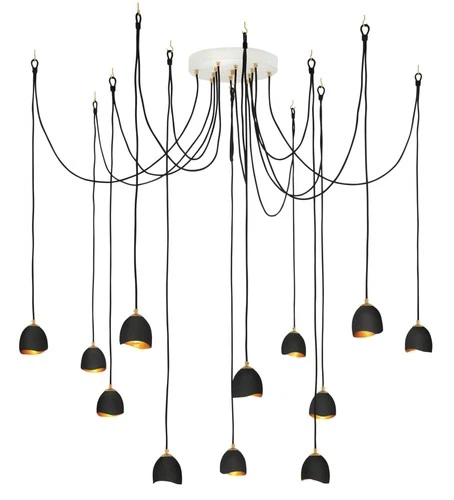 Hinkley Lighting 35908 Nula 12 Light 60"W Lisa McDennon Multi - White - Picture 2 of 8