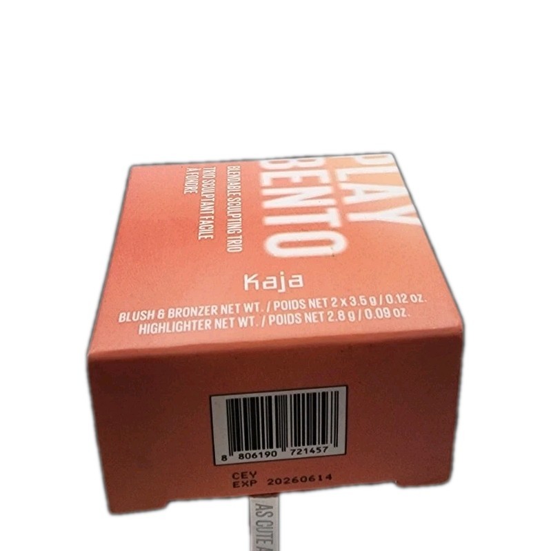 Kaja Play Bento Blendable Sculpting Trio Blush Highlighter Bronzer Set 01 New